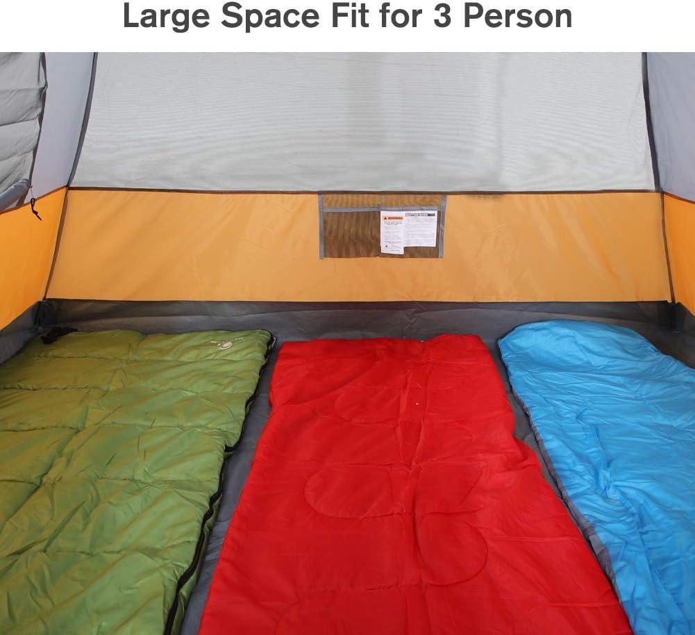image:imageALPHA CAMP 34 Person Camping Dome Tent with Carry Bag Lightweight Waterproof Portable Backpacking Tent for Outdoor CampingHiking