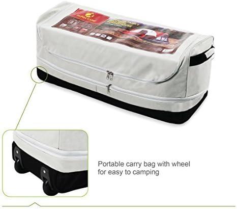 image:imageALPHA CAMP 6 Person Family Tent with Screen Room Cabin Tent Design 17 x 9
