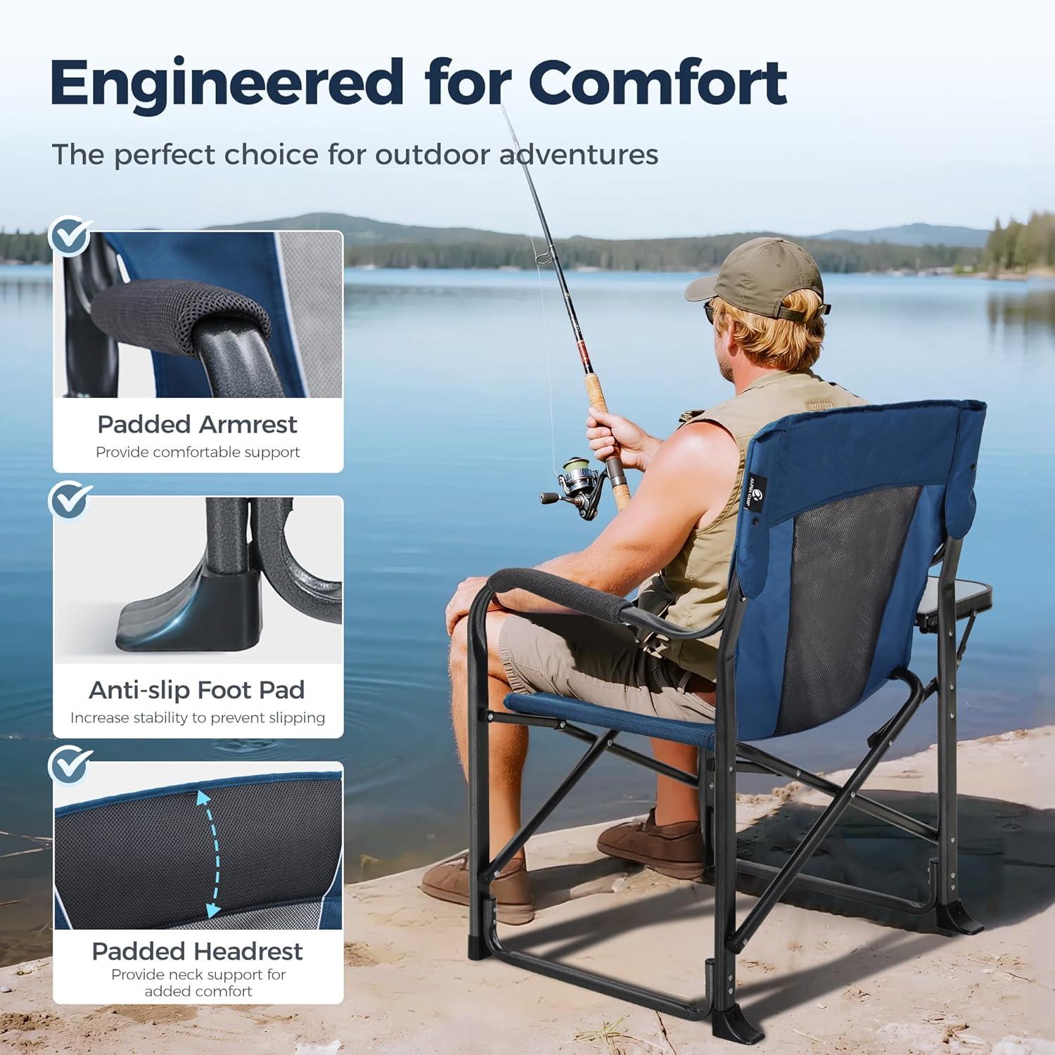 image:imageALPHA CAMP Director ChairBluewithout Cooler Bag