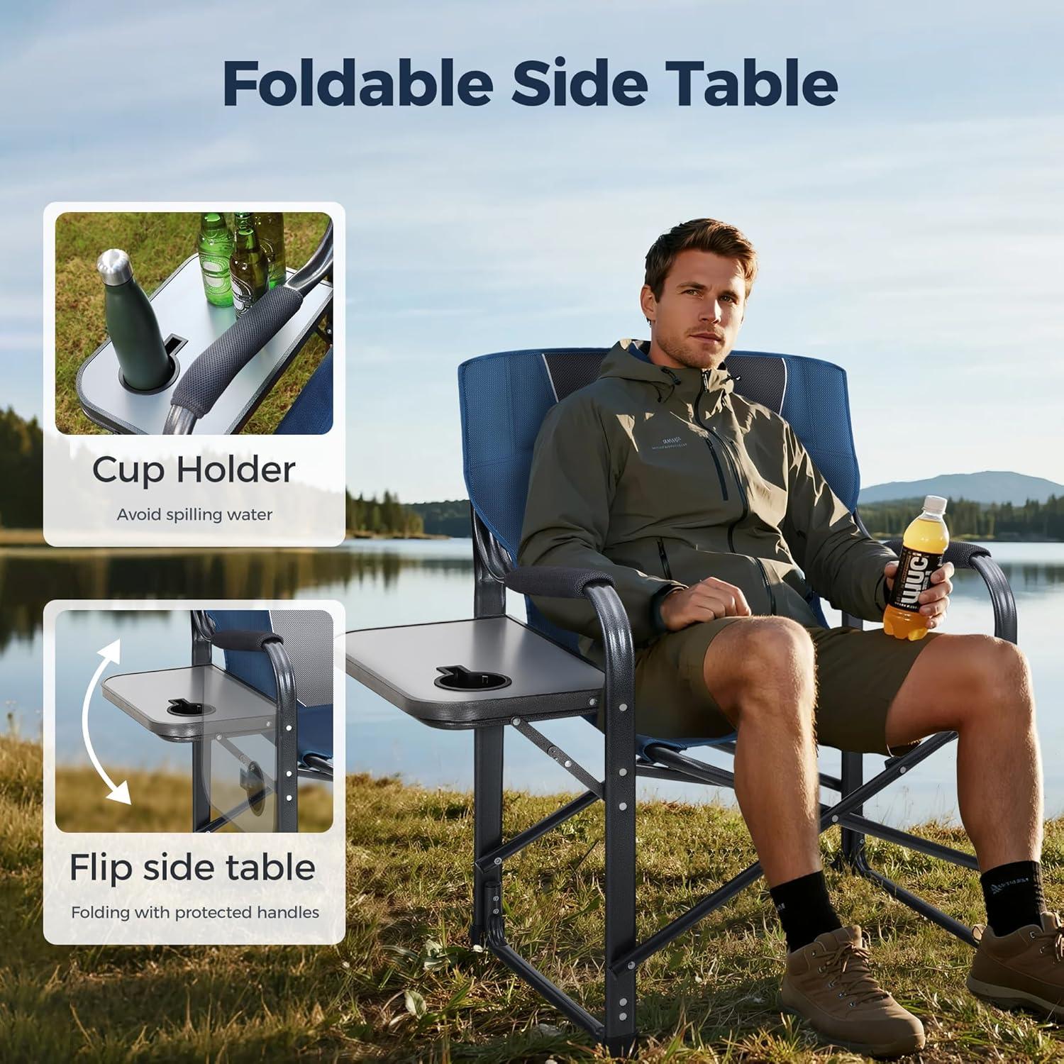 image:imageALPHA CAMP Director ChairBluewithout Cooler Bag