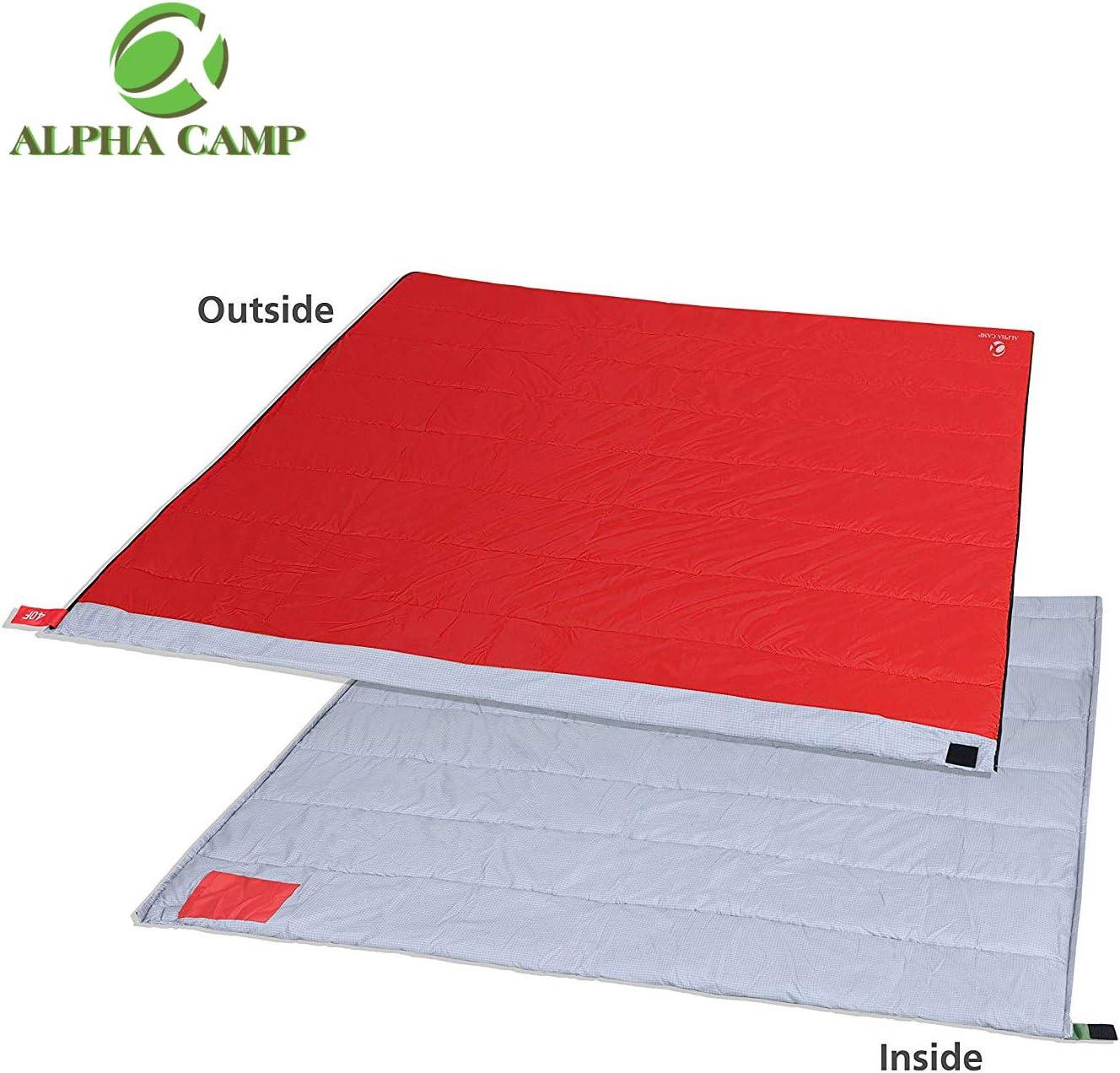 image:imageALPHA CAMP Lightweight Envelope Sleeping Bag for 3 Season Camping Backpacking Hiking Temp Rating
