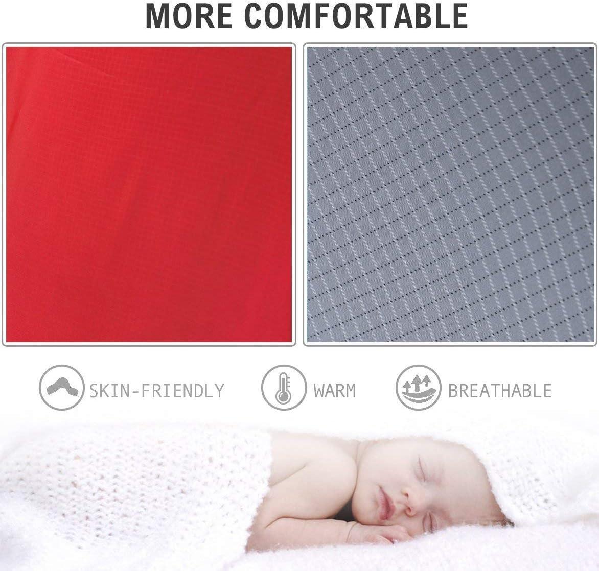 image:imageALPHA CAMP Lightweight Envelope Sleeping Bag for 3 Season Camping Backpacking Hiking Temp Rating