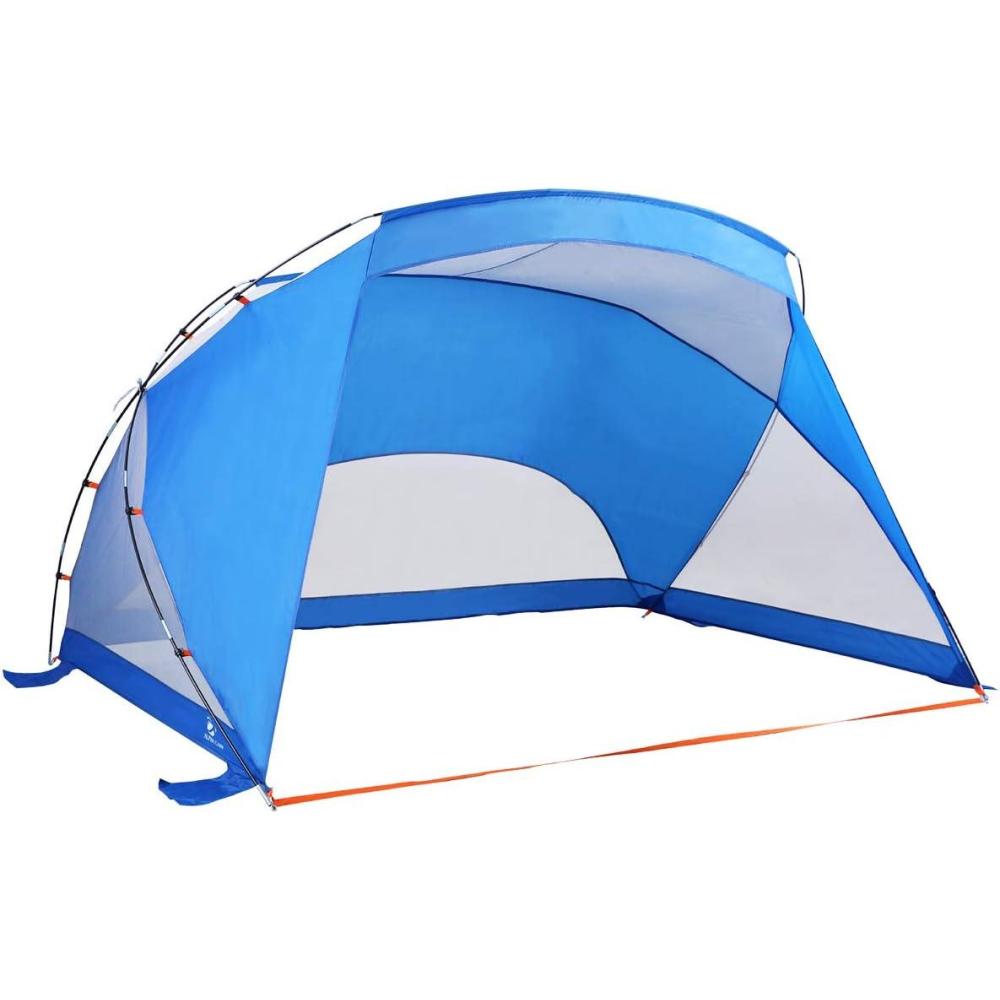 image:imageALPHA CAMP 3 Person SportsBeach Shelter Easy Up Sun Shade 9 x 6 Blue